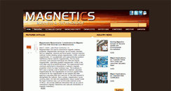 Desktop Screenshot of magneticsmagazine.com